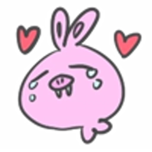 🥹 Эмодзи «Pig Rabbit Walrus» для Telegram
