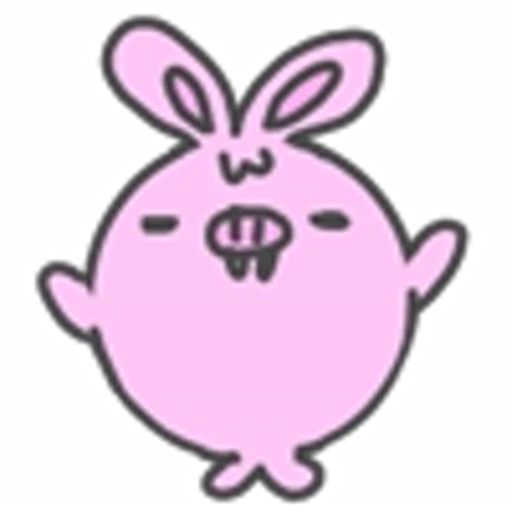 🤷‍♀️ Эмодзи «Pig Rabbit Walrus» для Telegram