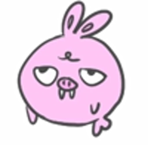 😬 Эмодзи «Pig Rabbit Walrus» для Telegram