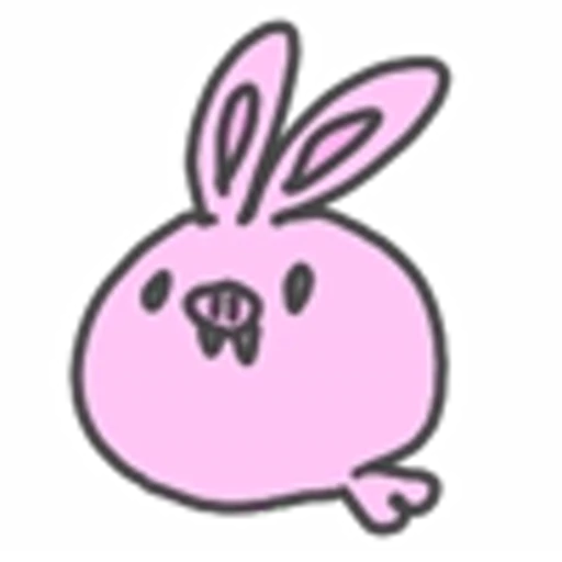 Стикерпак Pig Rabbit Walrus для Telegram