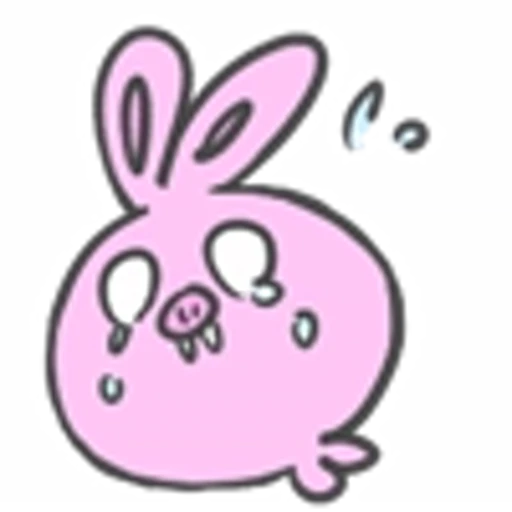 😭 Эмодзи «Pig Rabbit Walrus» для Telegram