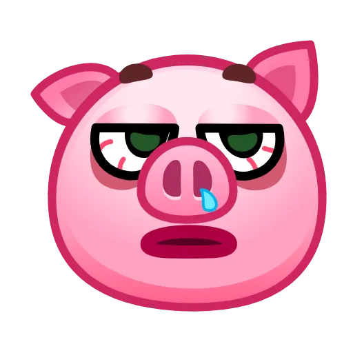 😪 Стикер «Pig stickers» для Telegram
