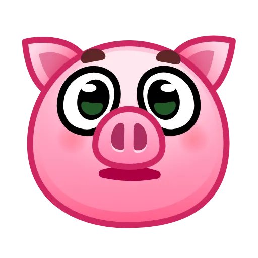 😑 Стикер «Pig stickers» для Telegram