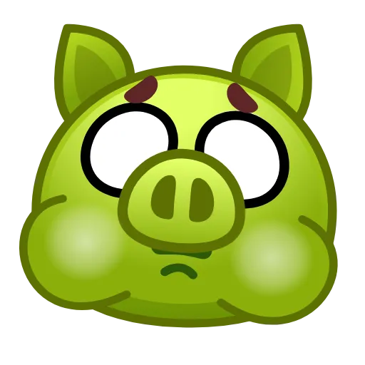 🤢 Стикер «Pig stickers» для Telegram