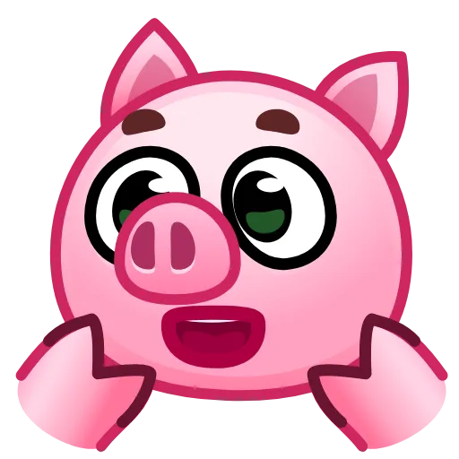 🙈 Стикер «Pig stickers» для Telegram