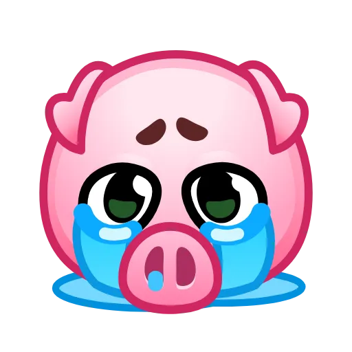 😭 Стикер «Pig stickers» для Telegram