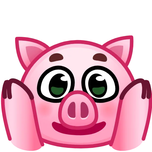 🙉 Стикер «Pig stickers» для Telegram