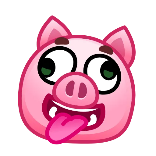 🤪 Стикер «Pig stickers» для Telegram