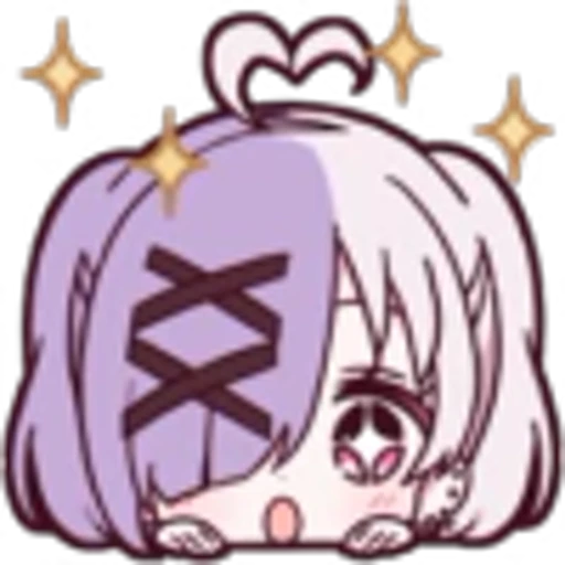 🤩 Эмодзи «Pigtails Girl» для Telegram