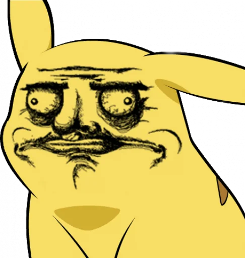 ☹️ Стикер «Pikachu Faces» для Telegram