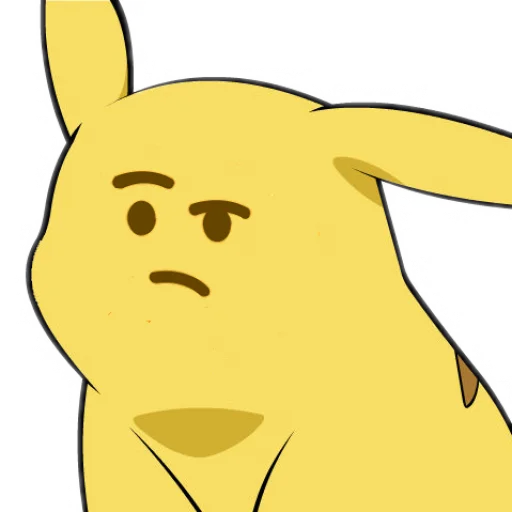 🤨 Стикер «Pikachu Faces» для Telegram
