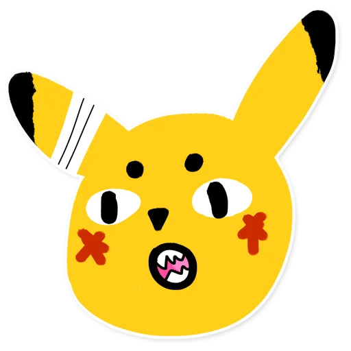 Стикерпак Pikachu loves Cookie для Telegram