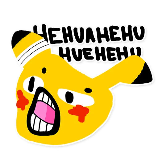 😂 Стикер «Pikachu loves Cookie» для Telegram