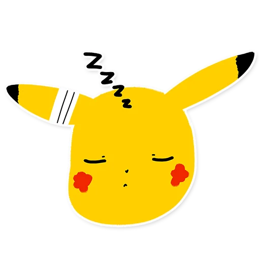 😴 Стикер «Pikachu loves Cookie» для Telegram