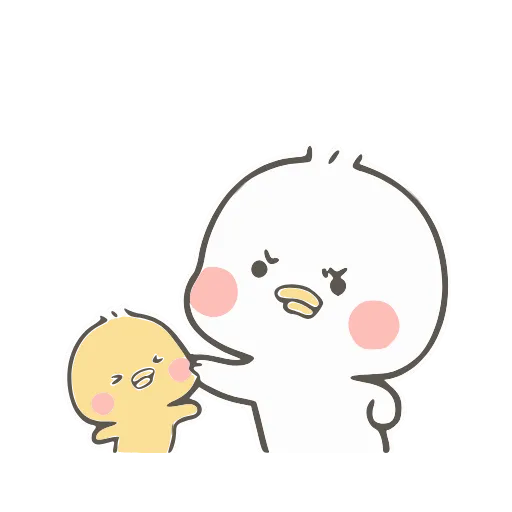 😠 Стикер «小鸭皮卡-» для Telegram
