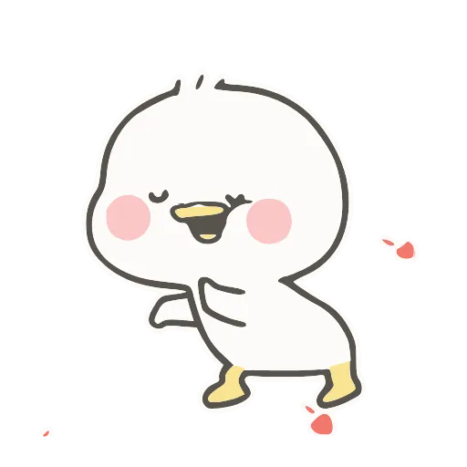 💝 Стикер «小鸭皮卡-» для Telegram