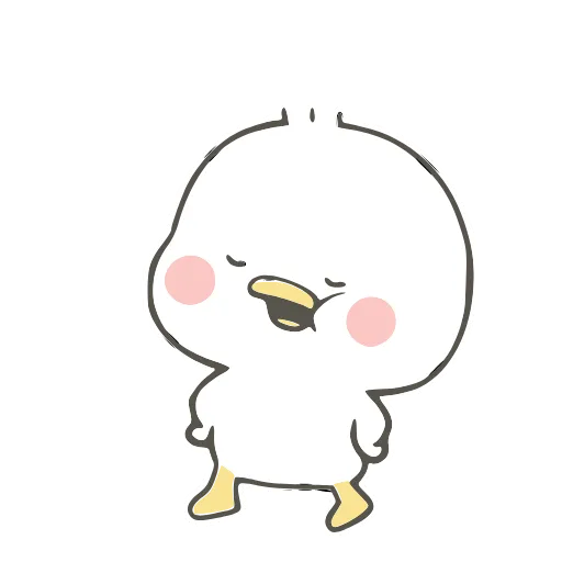 🕺 Стикер «小鸭皮卡-» для Telegram