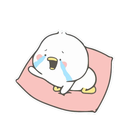 😢 Стикер «小鸭皮卡2-» для Telegram