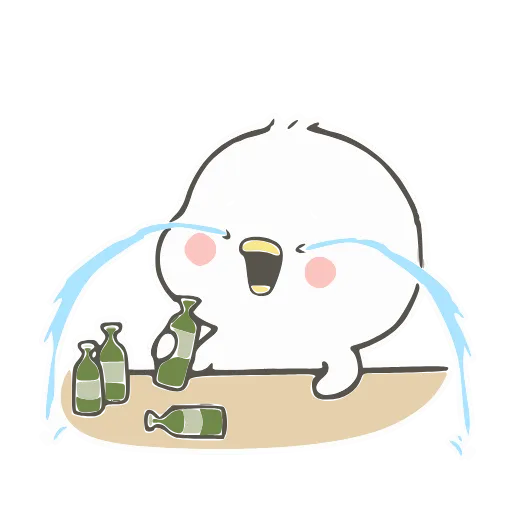 🍺 Стикер «小鸭皮卡2-» для Telegram