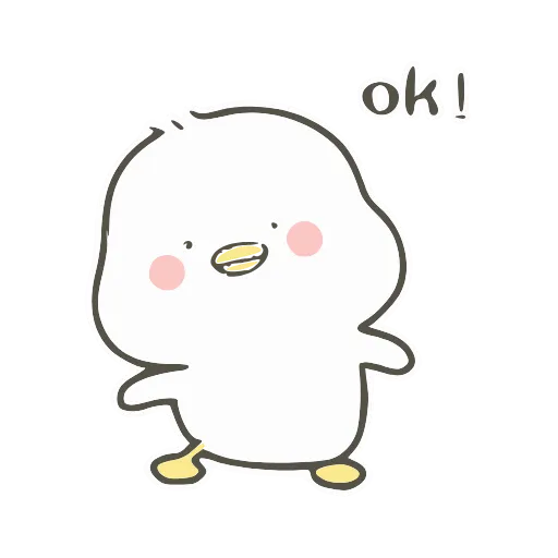 👌 Стикер «小鸭皮卡2-» для Telegram