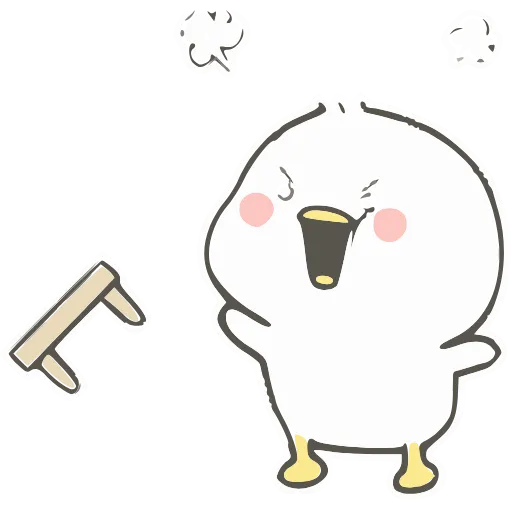 🤯 Стикер «小鸭皮卡2-» для Telegram