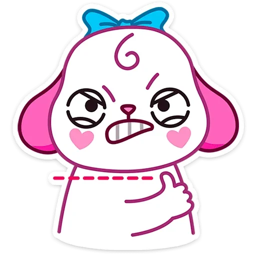 🐶 Стикер «Пики» для Telegram