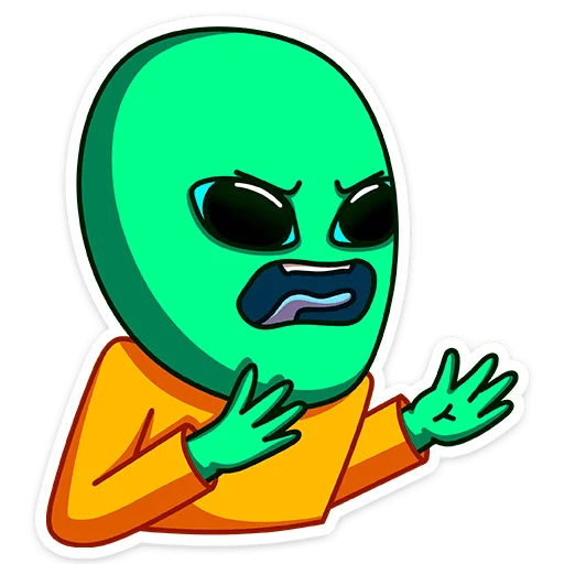 😡 Стикер «Пикл» для Telegram