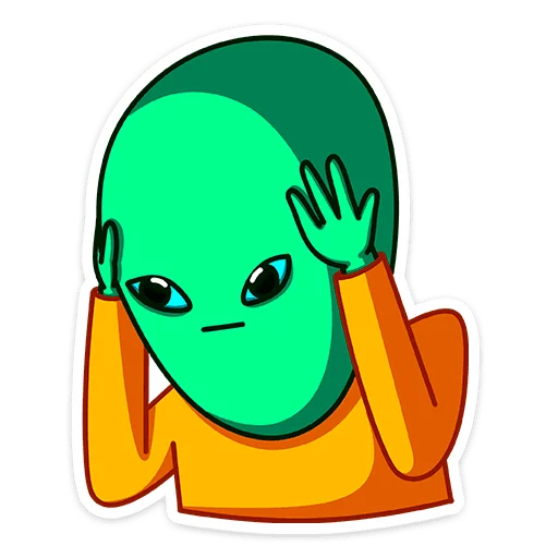☹️ Стикер «Пикл» для Telegram