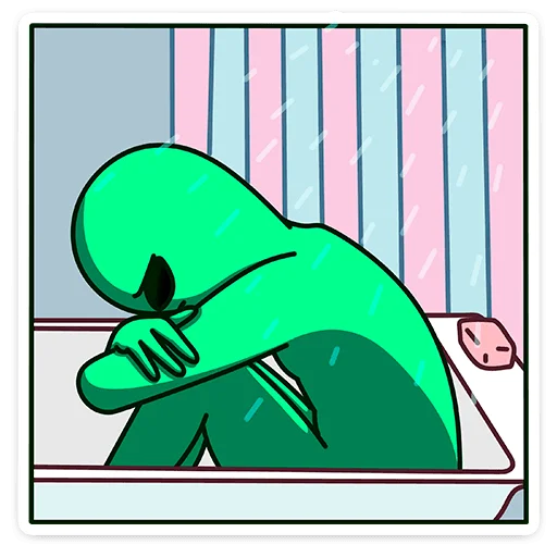 🛀 Стикер «Пикл» для Telegram