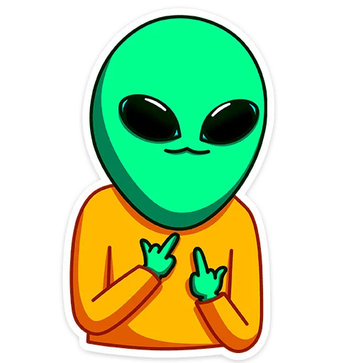 🖕 Стикер «Пикл» для Telegram