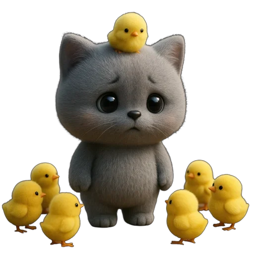 😔 Стикер «Piko and Paya» для Telegram