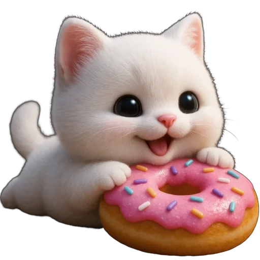 🍩 Стикер «Piko and Paya» для Telegram