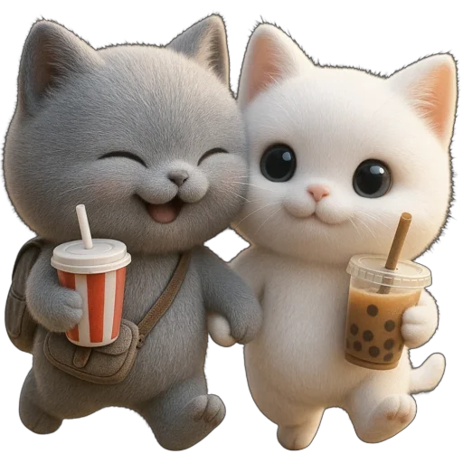 🥤 Стикер «Piko and Paya» для Telegram