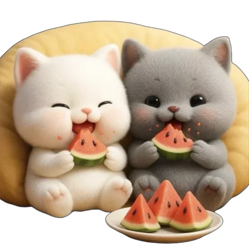 🍉 Стикер «Piko and Paya» для Telegram