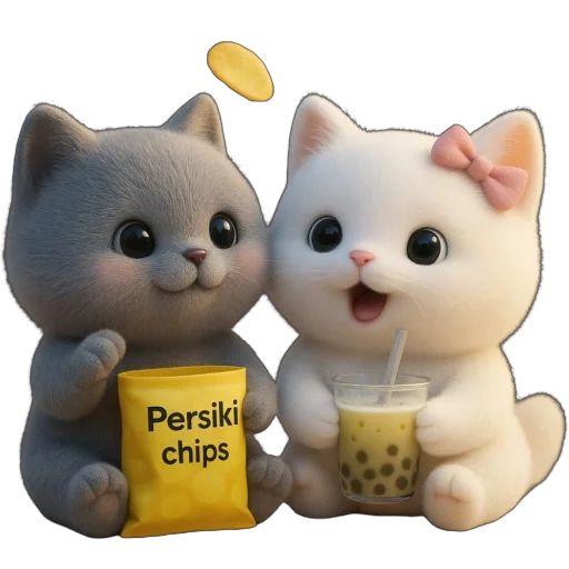🧋 Стикер «Piko and Paya» для Telegram