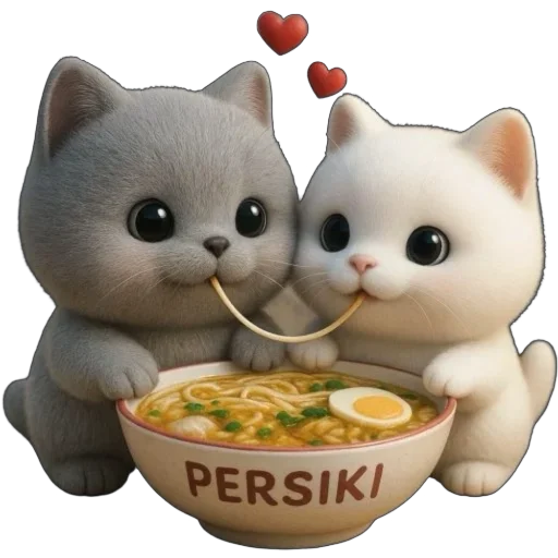 🍜 Стикер «Piko and Paya» для Telegram