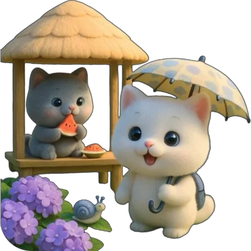 🥰 Стикер «Piko and Paya» для Telegram