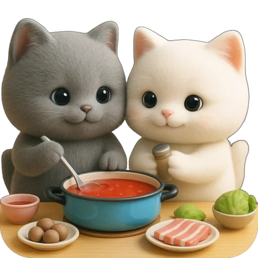 🍲 Стикер «Piko and Paya» для Telegram