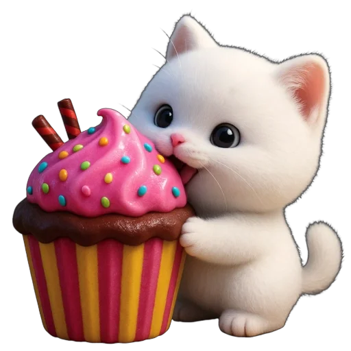 🧁 Стикер «Piko and Paya» для Telegram