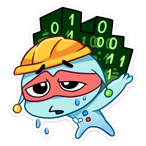 ☺️ Стикер «Пиксель» для Telegram