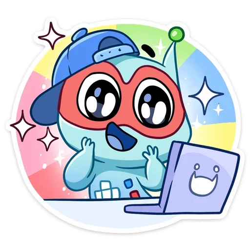 🤩 Стикер «Пиксель» для Telegram