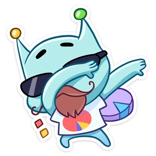 💃 Стикер «Пиксель» для Telegram