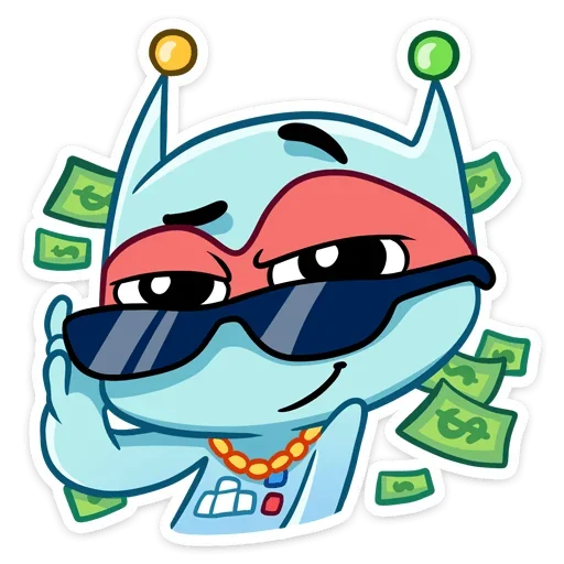 😎 Стикер «Пиксель» для Telegram