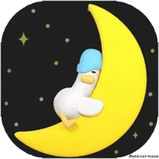 🌙 Стикер «Piku & miku» для Telegram