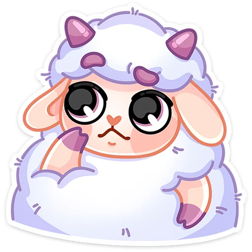 🥺 Стикер «Овечка Пильви» для Telegram