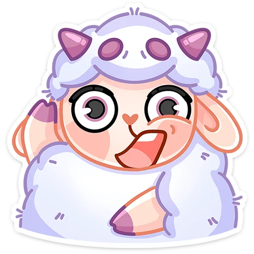 🤩 Стикер «Овечка Пильви» для Telegram