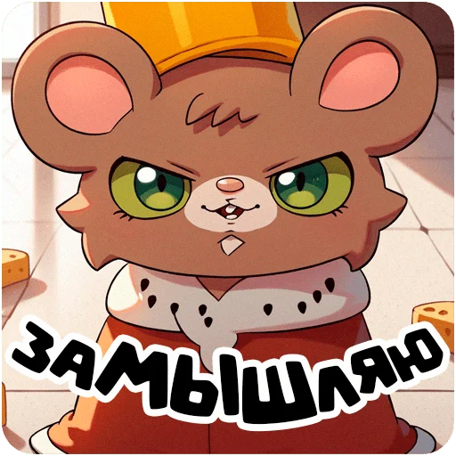 🐭 Стикер «PIMPOCHKA» для Telegram