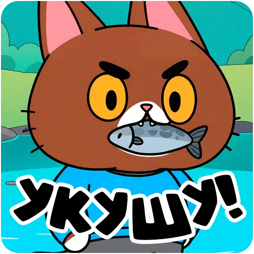🐟 Стикер «PIMPOCHKA» для Telegram