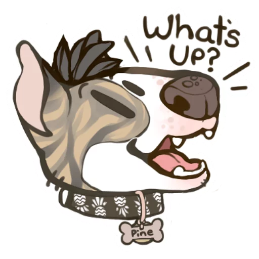 Стикерпак eggdog для Telegram