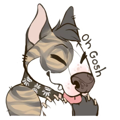 😛 Стикер «eggdog» для Telegram
